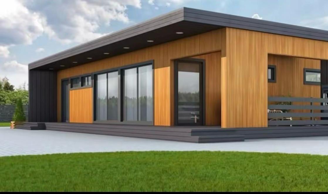 Moderne nieuwbouw met aluminium schrijnwerk